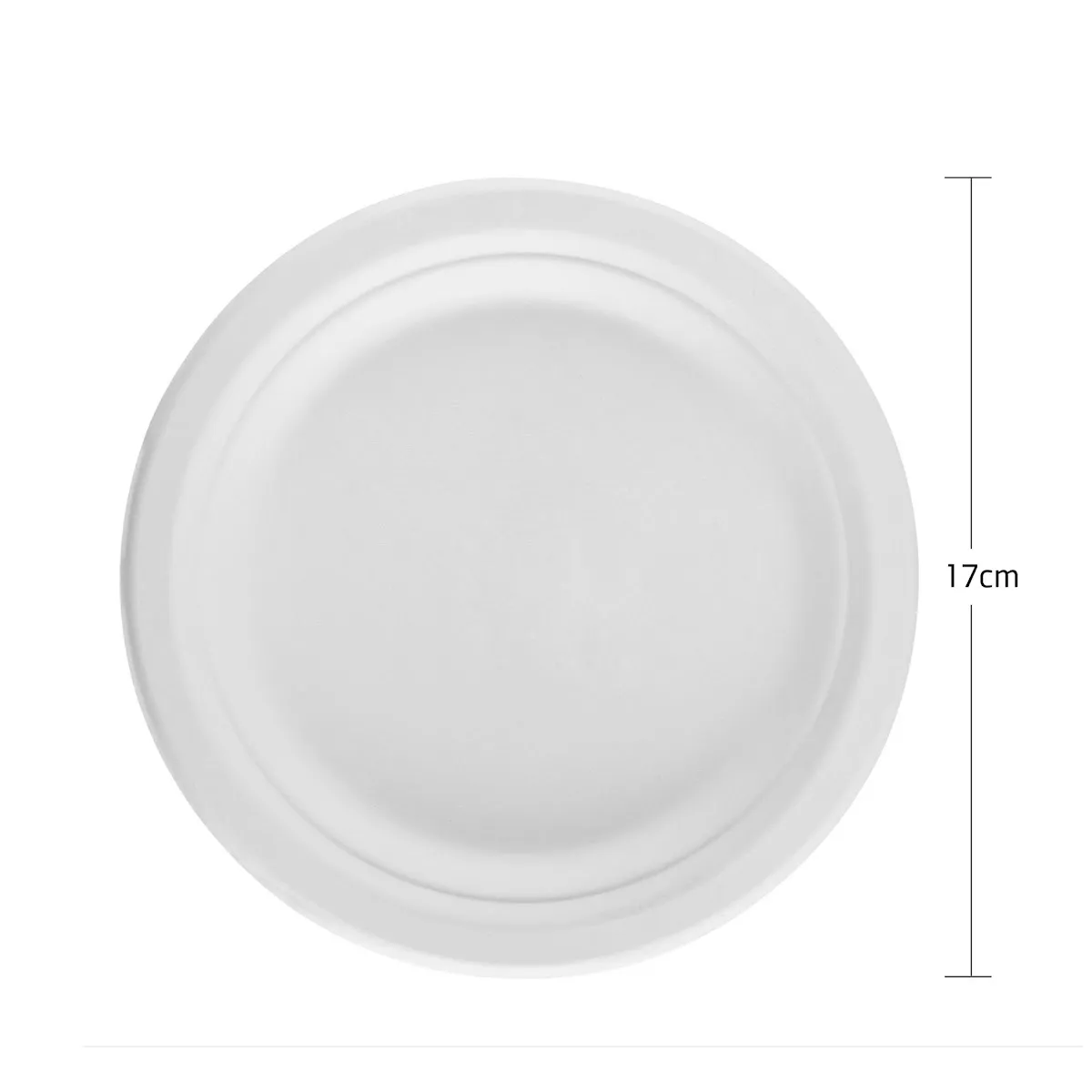 Conjunto de 10 Pratos de Cana-de-açúcar Pratos biodegradáveis premium: Feitos com materiais 100% amigáveis ao meio ambiente