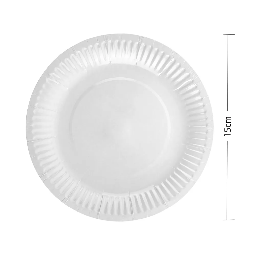 Pratos Biodegradáveis 6" 50 Un. None