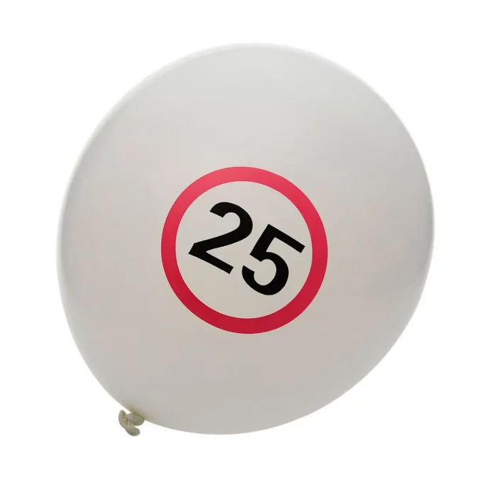 Pacote inclui 5 balões brancos perfeitos para aniversários.Balões de alta qualidade com impressão de 25 cm.Ideal para decoração de aniversário