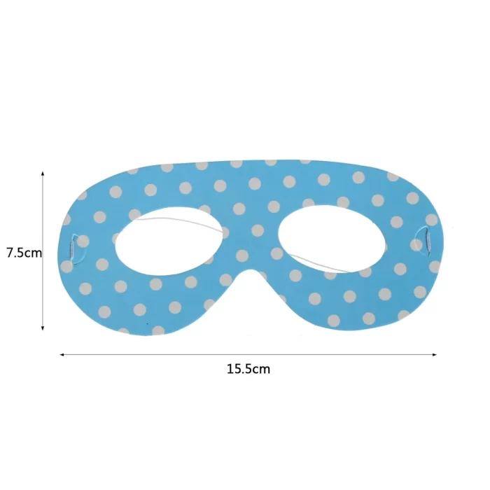 Óculos de Festa Divertidos: Esses óculos com design de poá azul claro adicionam um toque alegre e festivo a qualquer comemoração.Pacote Grande: Cada pacote contém 6 óculos