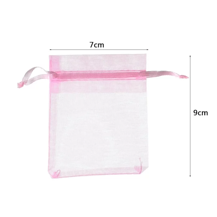 Ideal para aniversários: Este saco de doces rosa é perfeito para celebrações e eventos especiais.Pacote de 6: Cada pacote contém 6 sacos de doces rosas
