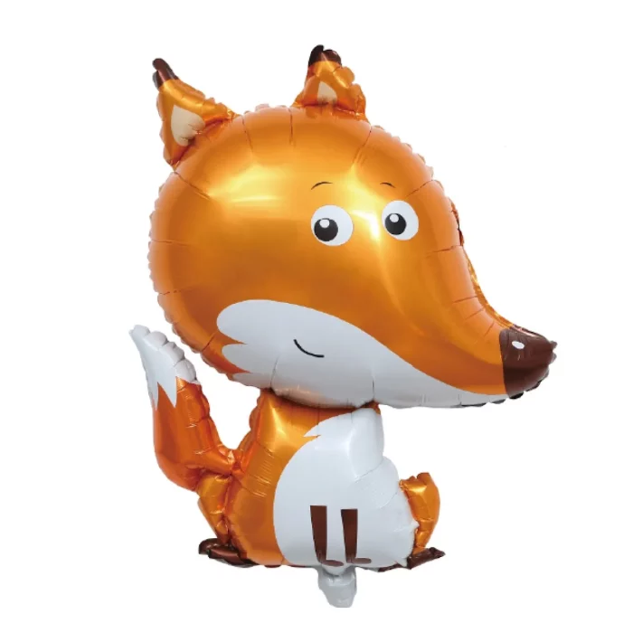 - Balão de aniversário com tema de raposa proporcionando uma atmosfera alegre e festiva. - Balão de Mylar com qualidade premium