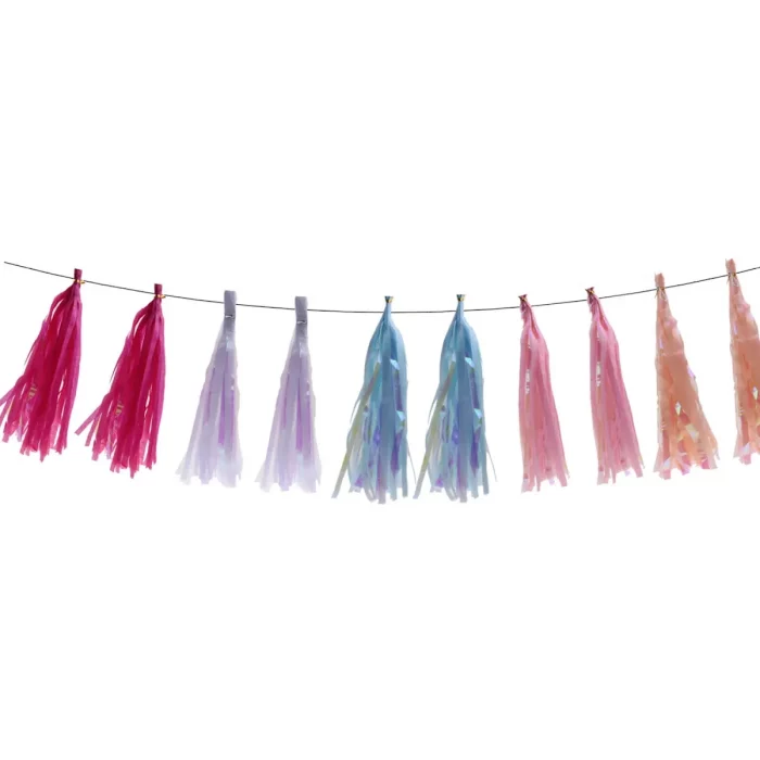 As grinaldas Tassel coloridas são produtos vibrantes e festivos
