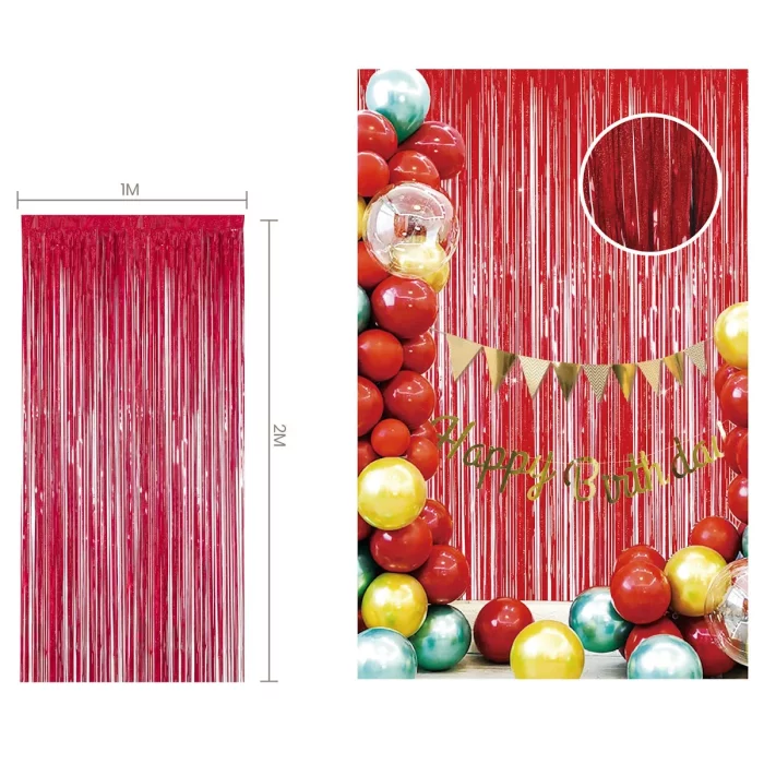 Cortinas vermelhas perfeitas para qualquer tipo de festa