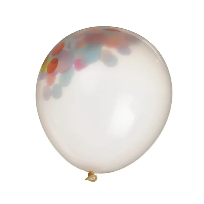 Ideal para ocasiões especiais: Estes balões de confete transparentes são perfeitos para todas as festas de aniversário e comemorações