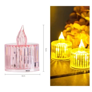 Iluminação elegante com brilho de diamante e design de listras