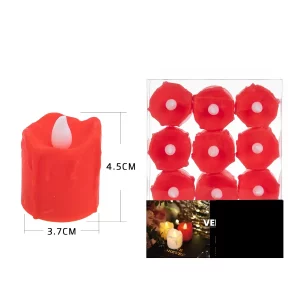 Esta vela elétrica vermelha oferece uma alternativa segura e eficiente às velas tradicionais. Sua cor vibrante acrescenta um toque de elegância a qualquer ambiente.O produto vem em embalagens individuais