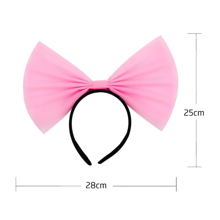 Esta bandolete rosa de alta qualidade