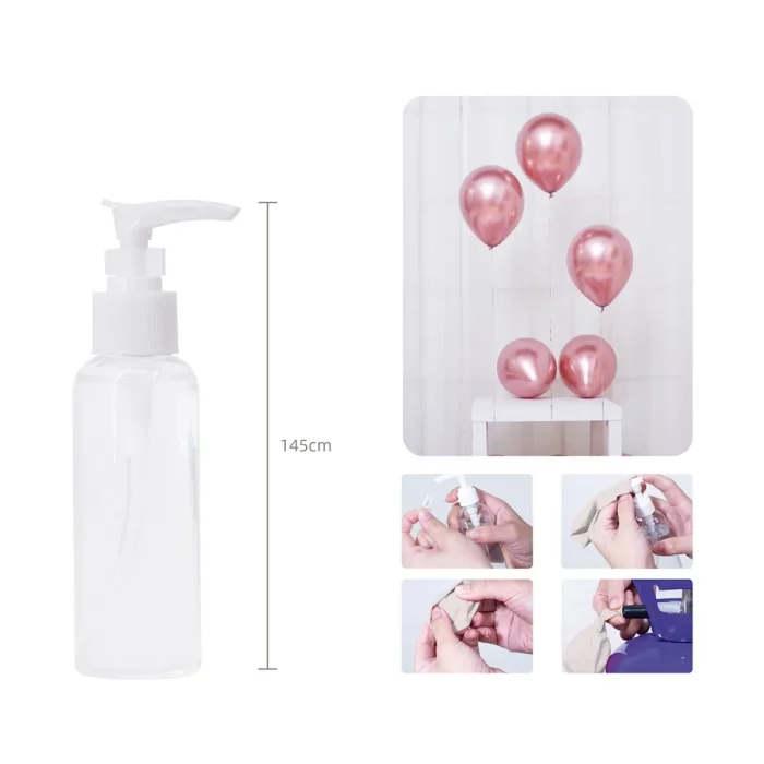 Fluido protetor especialmente projetado para prolongar a vida útil de balões de foil enchidos com hélio.Prático pacote individual de 100ml