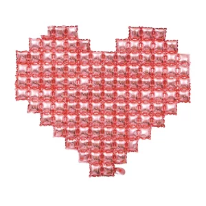 Balão de alumínio premium em forma de coração em deslumbrante rosa dourado.A decoração perfeita para aniversários e outras celebrações.Dimensões generosas de 140cm