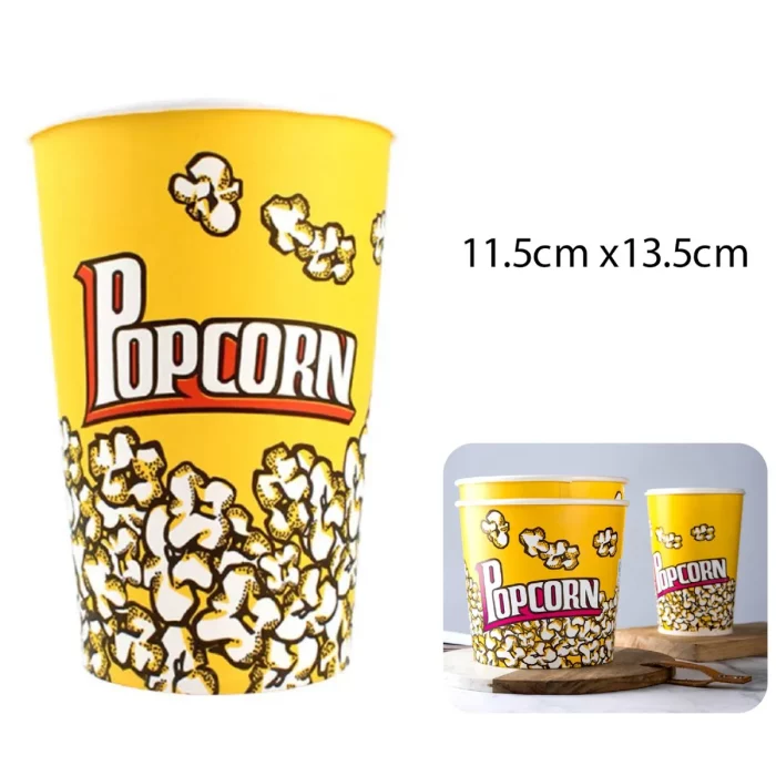Desfrute de uma experiência cinematográfica em casa com a Caixa de Pipocas 32P. Perfeita para acompanhar seus filmes e séries favoritos