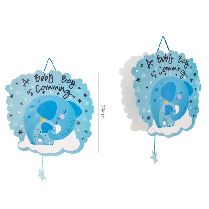 Esta pinhata em forma de elefante é uma adição divertida e interativa para qualquer festa. Com um design animado e detalhes intricados