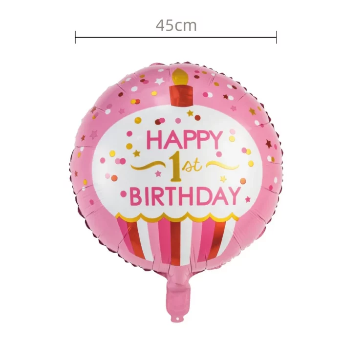 Balão de mylar premium de 18 polegadas para aniversário