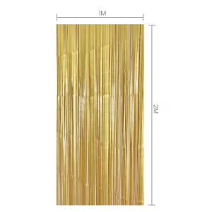 Cortina brilhante de 1*2m
