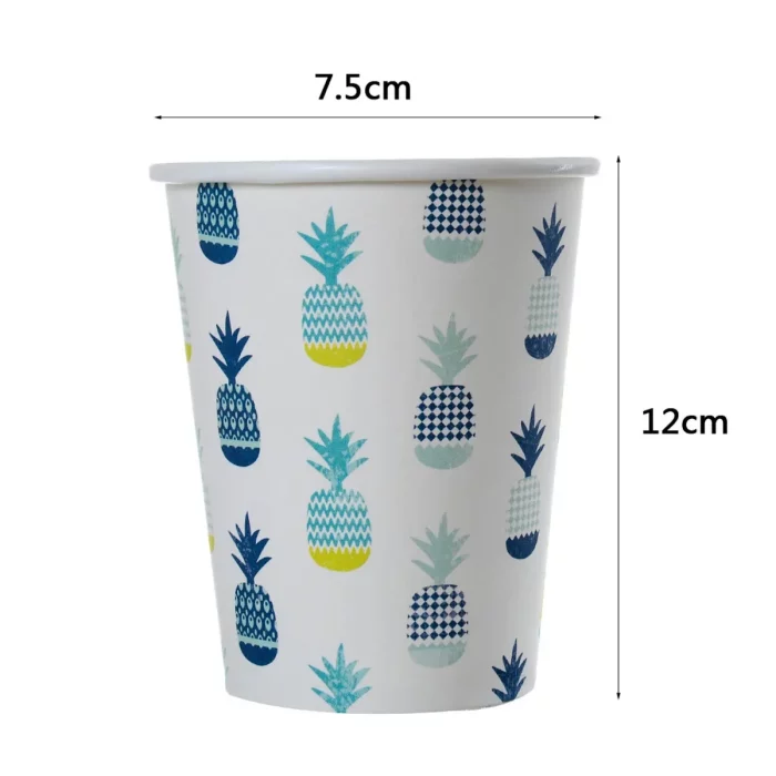 Conjunto de copos descartáveis perfeito para festas de aniversário.Embalagem prática contendo 6 copos