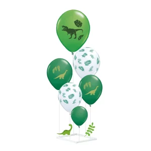 Divirta-se com este kit de balões com tema de dinossauro