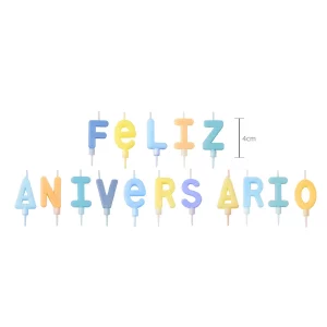 Vela de aniversário única e elegante