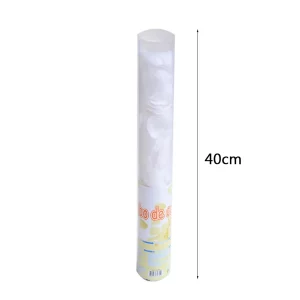 Este tubo de confetti de 40cm é perfeito para qualquer ocasião