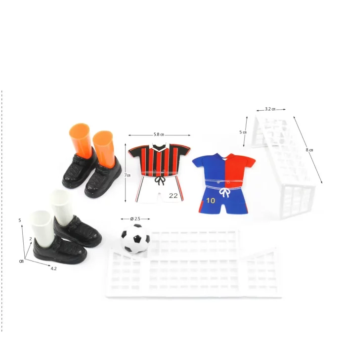 Este é um mini brinquedo de futebol de mesa perfeito para crianças e adultos