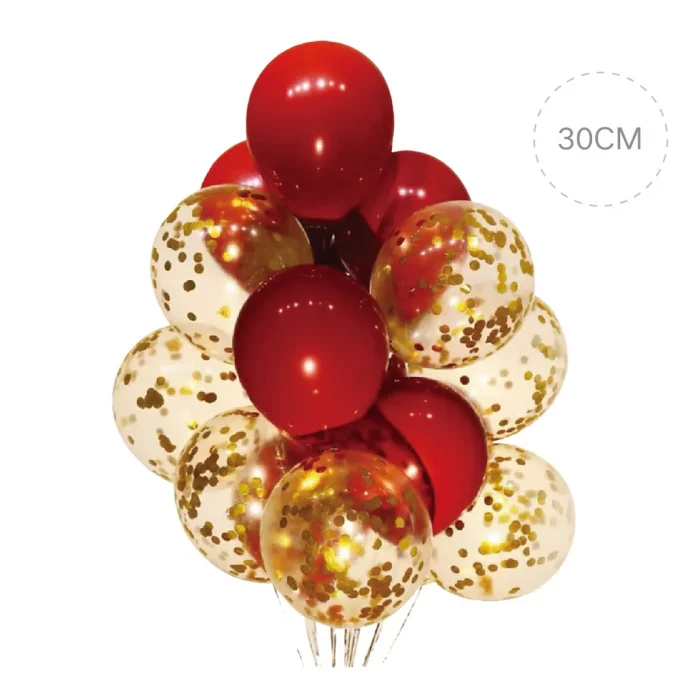 Este kit contém 10 peças de balões decorativos de alta qualidade.Possui uma cor atraente vermelho pomegranate que adiciona uma atmosfera animada a qualquer festa ou evento. Um kit de 10 balões decorativos de cor vermelho pomegranate