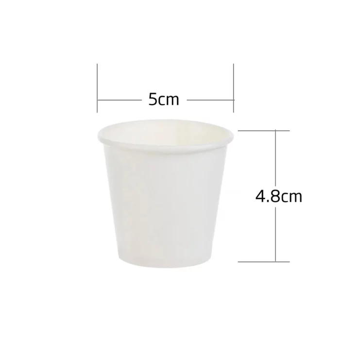 Copo de cartão biodegradável com capacidade para 80cc