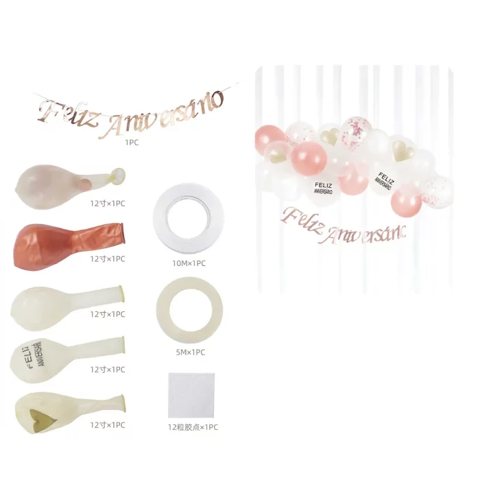 Este kit inclui 28 balões