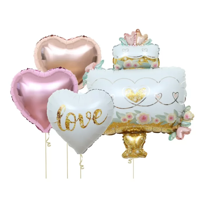 Este kit contém 21 balões de alta qualidade de Mylar com um belo design para aniversários