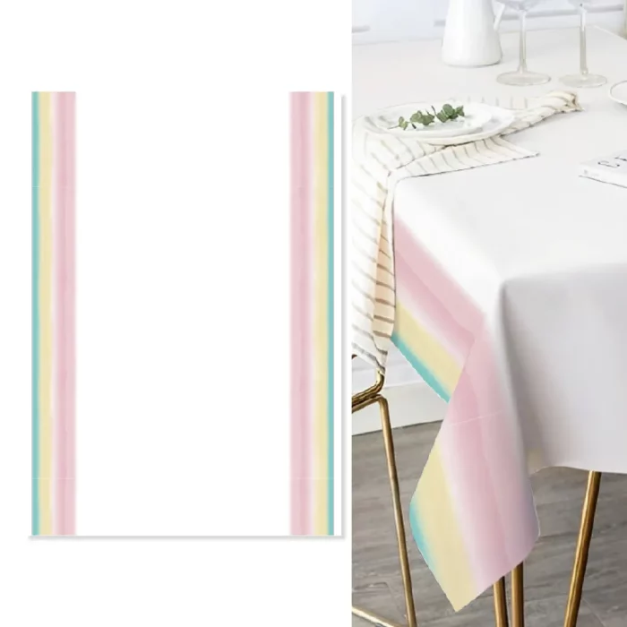 Toalha de mesa com design em relevo