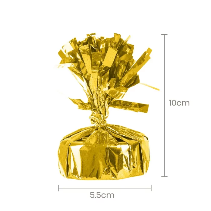 Os nossos Pesos de Balão Dourado são perfeitos para festas