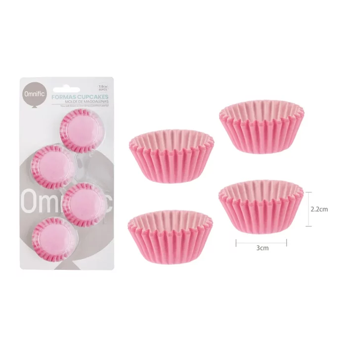 As formas ideais para fazer cupcakes deliciosos em tamanho médio. Feitas de papel resistente