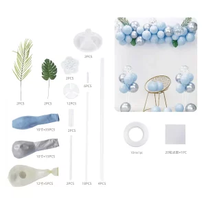 O kit Guirlanda de Balões Azuis é perfeito para aniversários