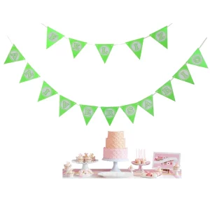Esta Grinalda Festa verde é uma adição vibrante para todos os tipos de festas de aniversário. O tamanho de 3m a torna adequada para qualquer espaço de festa.Cada pacote contém uma única grinalda de alta qualidade
