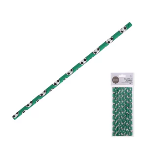 Compre este 25pcs Palhinhas de Papel com Design de Futebol com segurança