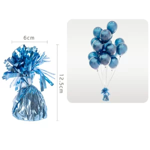 Este balão azul com pingente é perfeito para qualquer tipo de decoração de festa. Ele traz um toque de encanto e diversão para todas as ocasiões festivas.Cada pacote contém um balão de alta qualidade