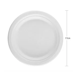 Eco-friendly: O pacote contém 25 pratos totalmente biodegradáveis