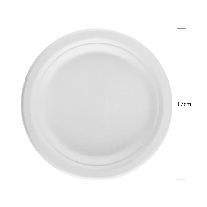 Eco-friendly: O pacote contém 25 pratos totalmente biodegradáveis