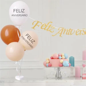 Decore sua festa com este kit de balões em tons de café