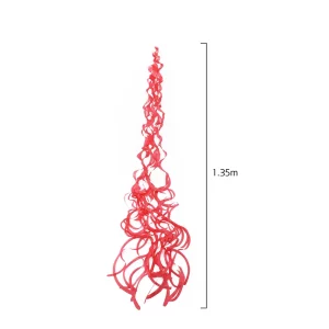 Grinalda Tassel Vermelha de 1.35m perfeita para criar uma decoração festiva impressionante.Uma peça por pacote