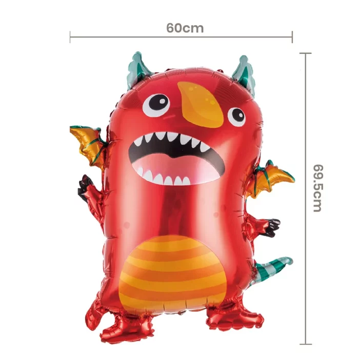 Este pacote inclui um balão Mylar em formato de dragão alienígena com 60 cm.O design astronômico único faz com que este balão se destaque em todas as festas. Balão Mylar festivo no design de um Dragão Alienígena. Este balão é durável e reutilizável