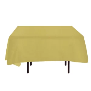 Toalha de mesa de plástico de alta qualidade na cor dourada