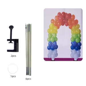 Nossa Estrutura de Arco para Balões é um componente essencial para todas as suas festas e eventos.Contém uma unidade por pacote