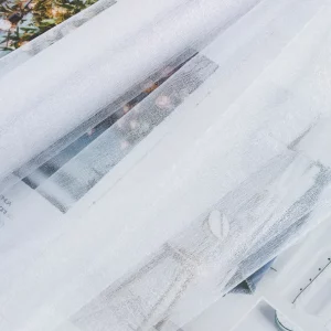 Rolo de Tule Branco de Qualidade Superior: Com um tamanho generoso de 48cm*4.5m