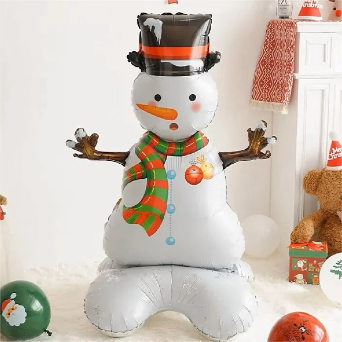 Deixe sua decoração de Natal ainda mais mágica com a base para balão Airloonz do Papai Noel. Com 90cm de altura e 158cm de largura