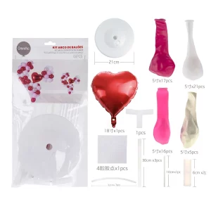 O kit de balões é uma adição versátil para qualquer evento