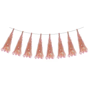 Este pacote contém 5 grinaldas Tassel Apricot V1403