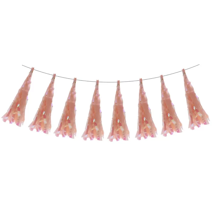 Este pacote contém 5 grinaldas Tassel Apricot V1403