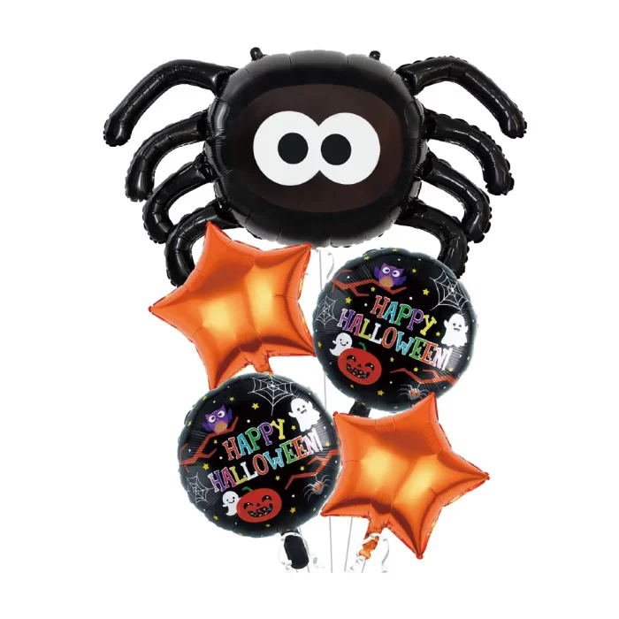 Balões de alta qualidade: Este kit de balões de Halloween é feito de alumínio durável