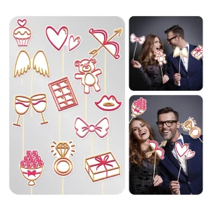 Conjunto de 12 Adereços para Photobooth