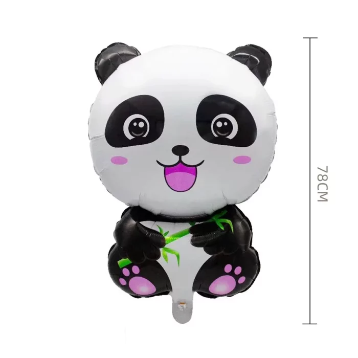 Balão de alumínio com design de urso panda