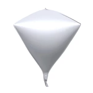 Balão de alumínio de diamante branco – perfeito para adicionar um toque de glamour a qualquer evento ou festa.
